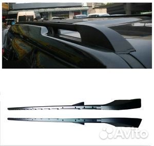 Релинги удлиненные черные Land Rover Discovery 3/4