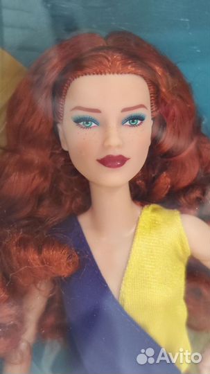 Кукла Barbie Looks с кудрявыми рыжими волосами