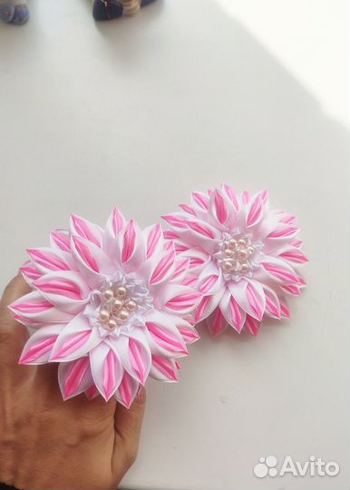 Бантики резиночки ручной работы