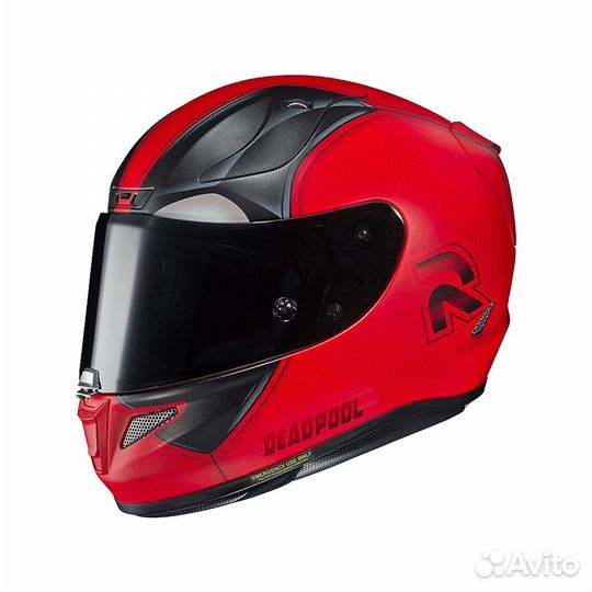 Шлем HJC rpha 11 deadpool 2 marvel MC1SF