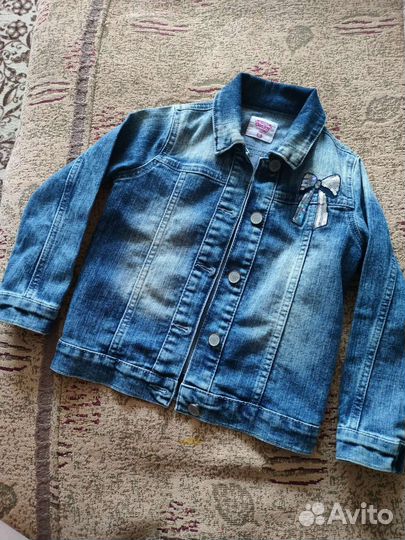 Джинсовый пиджак для девочки