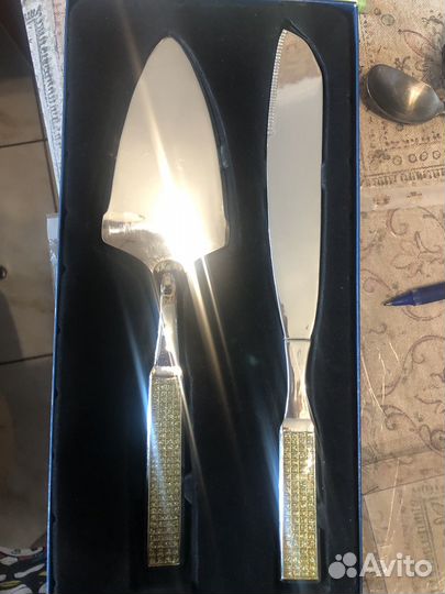 Нож и лопатка для торта