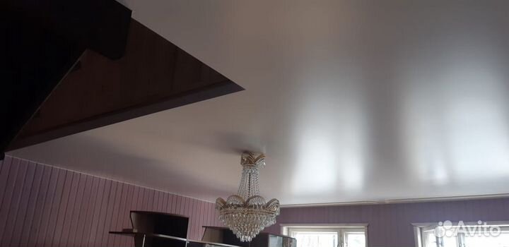 Световой натяжной потолок, электричество в дом