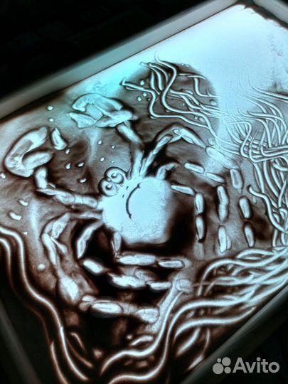 Подготовка к школе, няня, песочное рисование