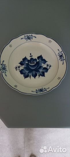 Посуда Гжель тарелки