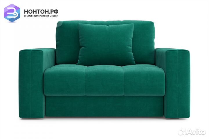 Кресло тик-так Монарх изумрудное