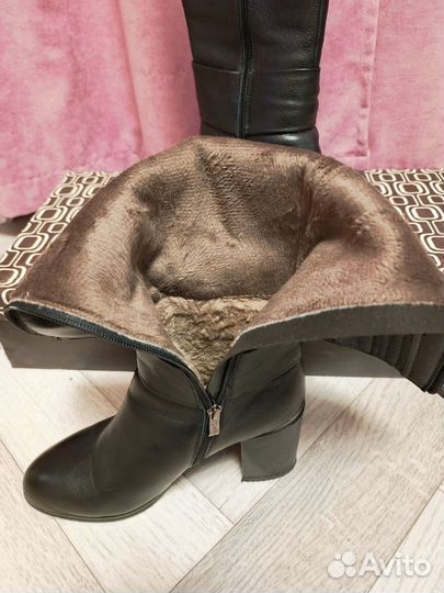 Сапоги женские натуральная кожа зимние размер