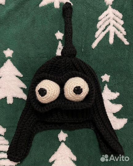 Шапка вязаная ручная работа