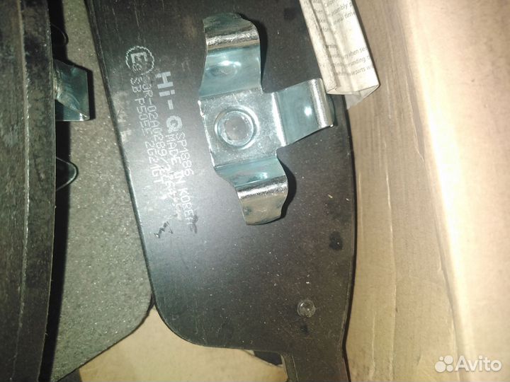 Тормозные колодки Ford focus SP 1886