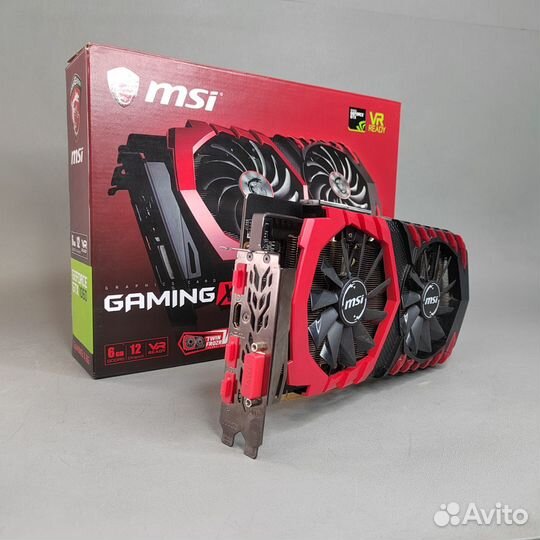 Видеокарта MSI GeForce GTX 1060 6Gb Gaming X