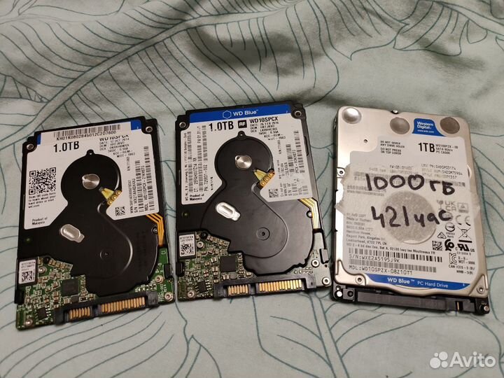 Жесткие диски на 750гб на 500гб