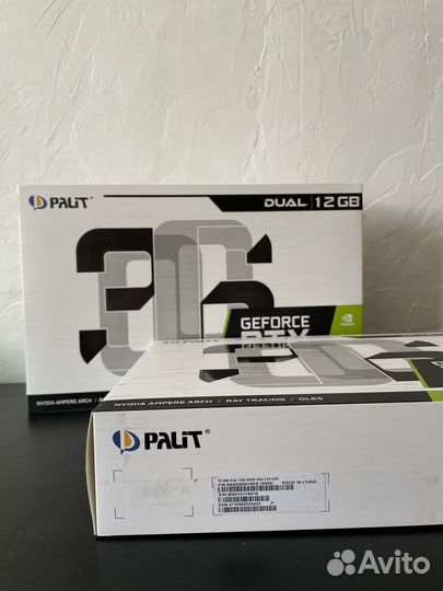 Видеокарта Palit 3060 12gb dual