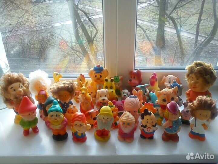 Резиновые игрушки из СССР