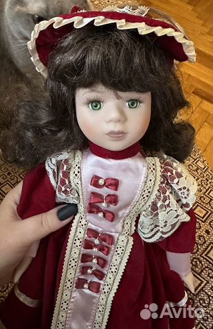 Кукла игрушка фарфоровая коллекционная большая