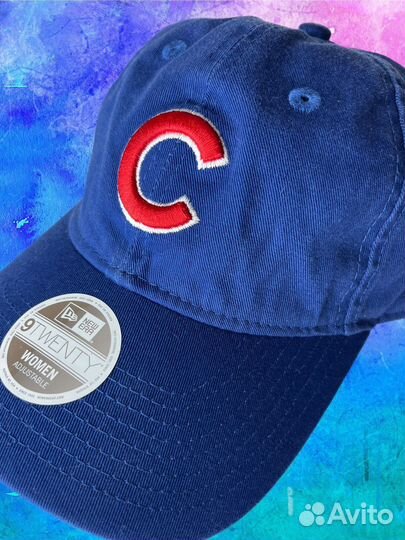 Бейсболка new era cubs синий цвет оригинал