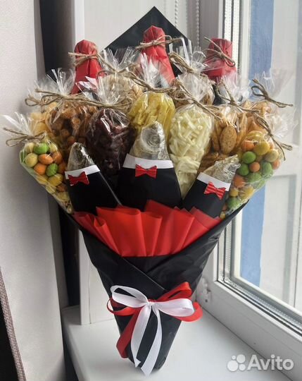 Съедобный букет/подарок мужу/отцу на 23 февраля
