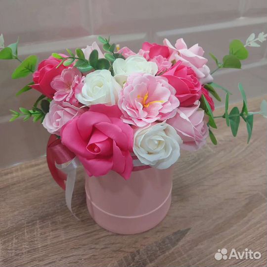 Мыльные букеты, букеты из мыла