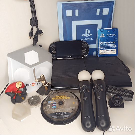 Комплект PS3 Super Slim 500гб + PS Vita