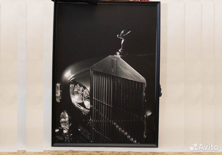 Постер картина с ретро автомобилем 52х73 см