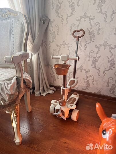 Самокат детский трехколесный новый