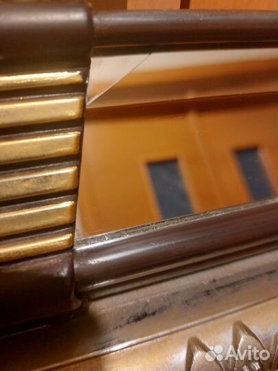 Зеркало с часами, интерьерное. Энка