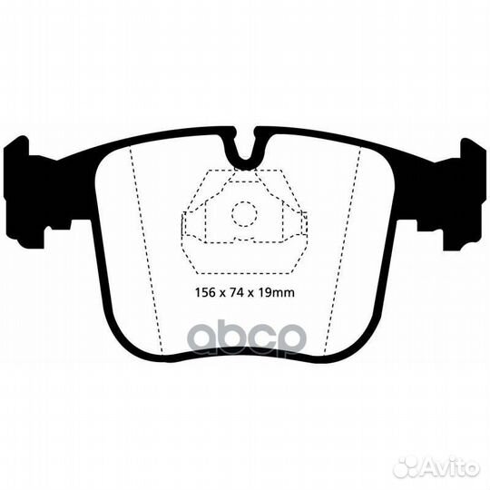 Накладки тормозные DP4870R EBC Brakes