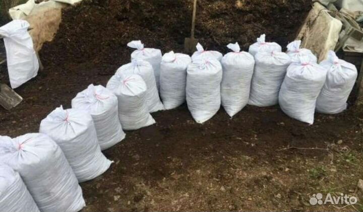 Перегной навоз черназём торф мешками