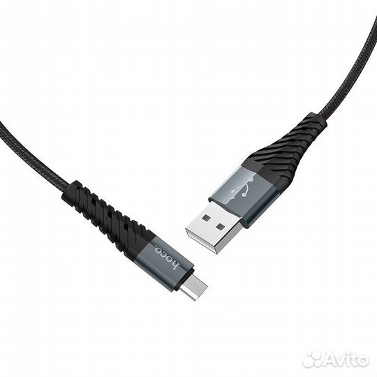 Кабель USB hoco X38 Cool, USB - microusb, 2.4А, 1
