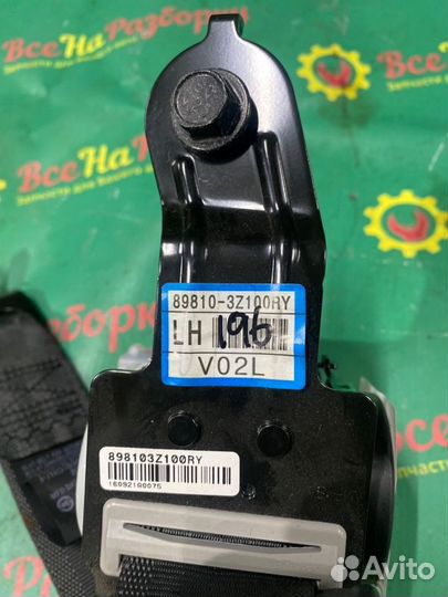 Ремень безопасности задний левый Hyundai I40 седан