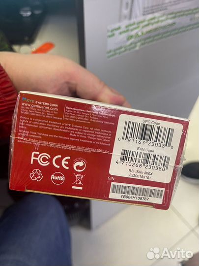 Веб-камера Genius iSlim 300X Новая, запечатка