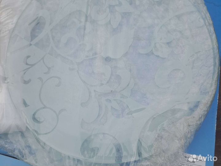 Ваза для фруктов стеклянная двухярусная