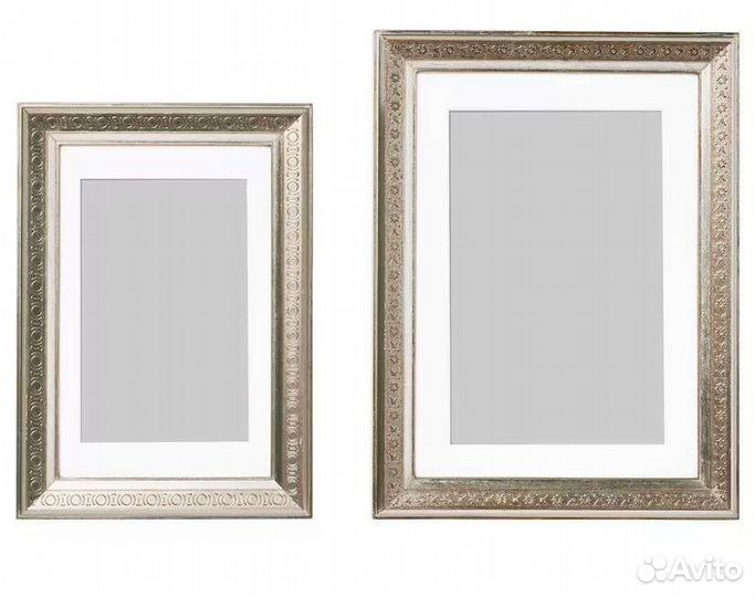 Уббеторп Рама, 2 шт., серебристый. Икеа