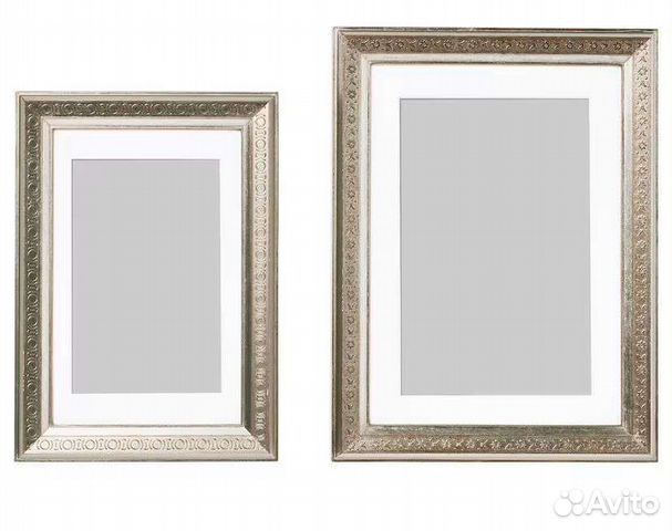 Уббеторп Рама, 2 шт., серебристый. Икеа