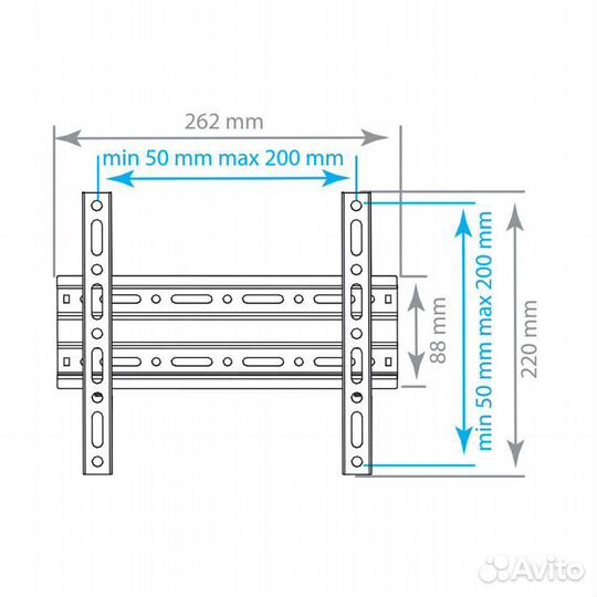Кронштейн фиксированный ARM Media #184148