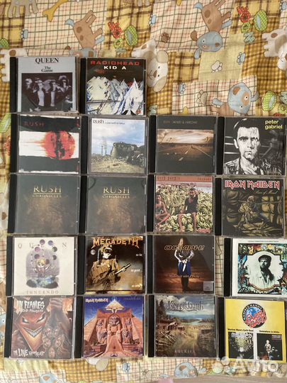 Cd диски с музыкой рок и металл