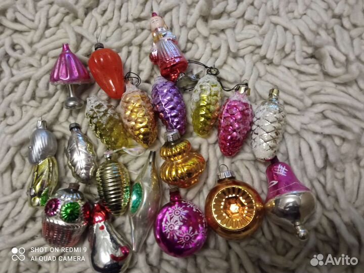 Елочные игрушки СССР