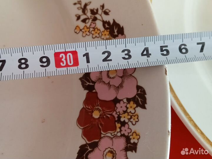 Тарелки, Блюдо, Столовый сервиз СССР, остатки