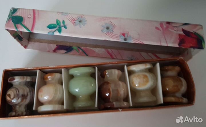 Подсвечники, оникс, подарочный набор, новый