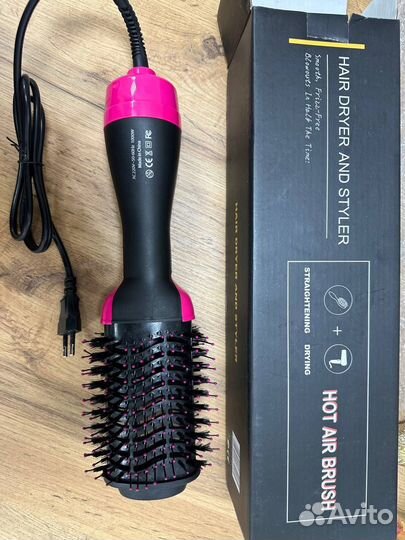 Фен расческа для волос профессиональный 3в1