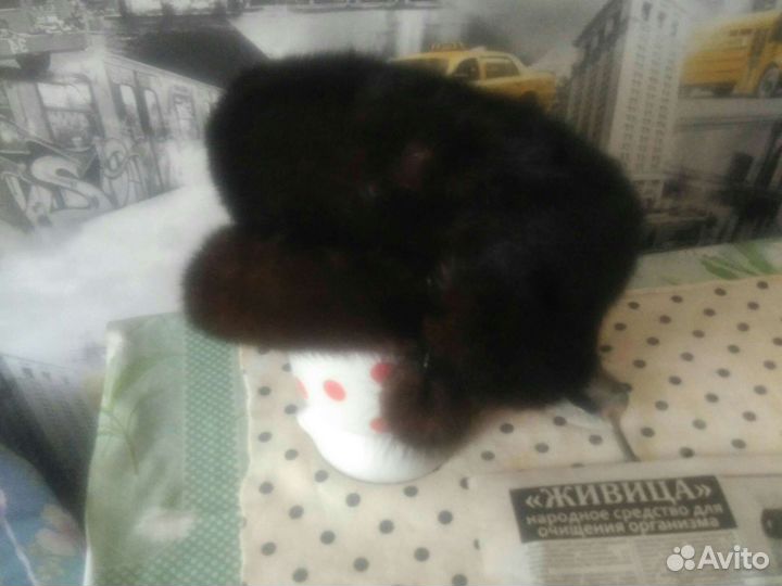 Шапка норковая женская