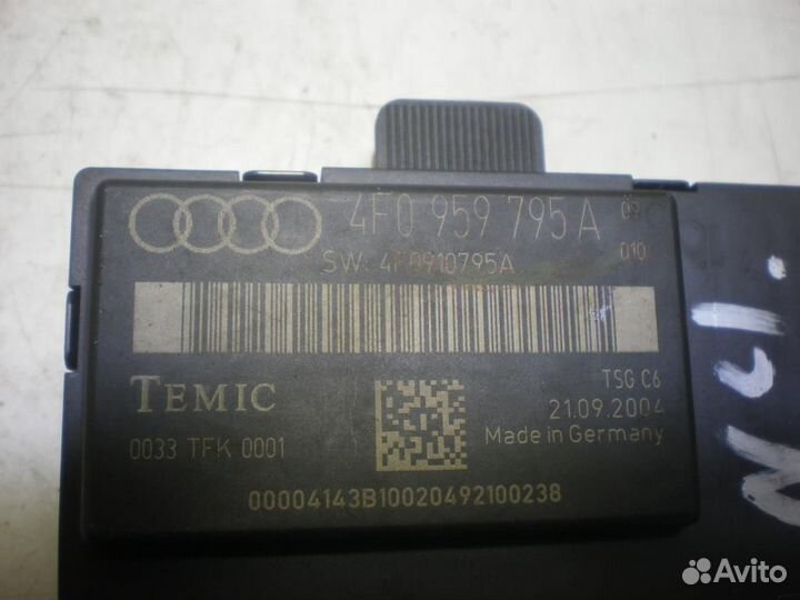 Блок управления стеклоподъемниками Audi A6/RS6/S6