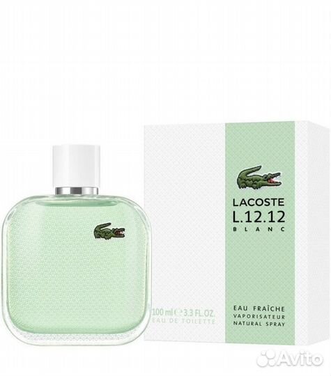 Lacoste l.12.12 blanc eau fraiche 100ml оаэ