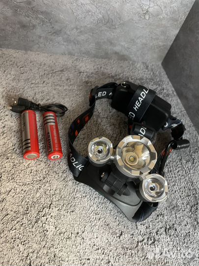 Налобный фонарь аккумуляторный