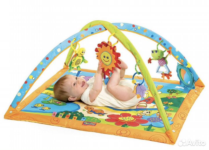 Развивающий коврик tiny love солнечная полянка