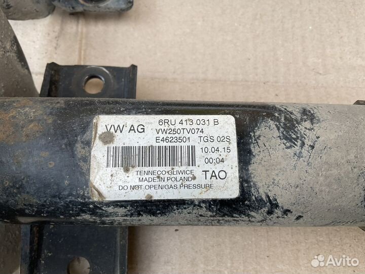 Задние амортизаторы VW polo