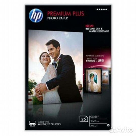 Фотобумага HP 10x15 Premium Plus Photo Paper (CR67
