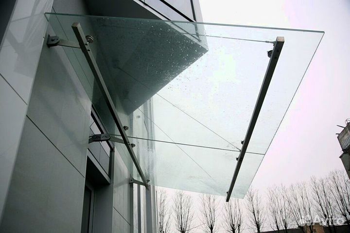 Козырек над воротами гаража