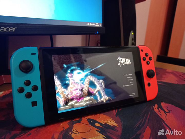 Nintendo switch + картридж zelda