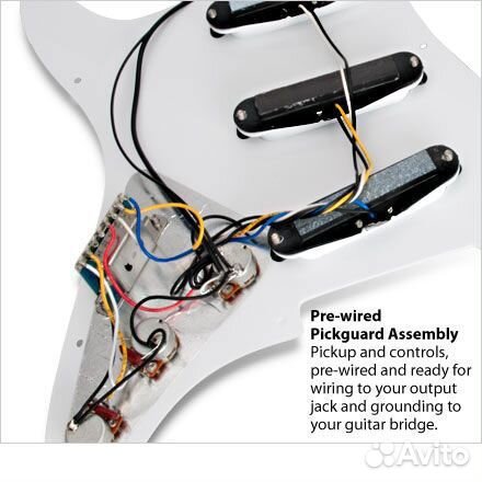 Накладка для электрогитары. B19