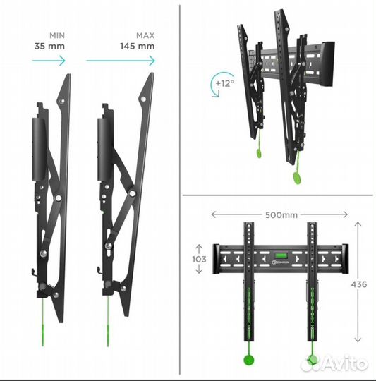 Кронштейн для телевизора 32-65
